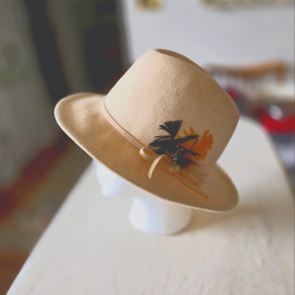Chelton cream wool Fedora